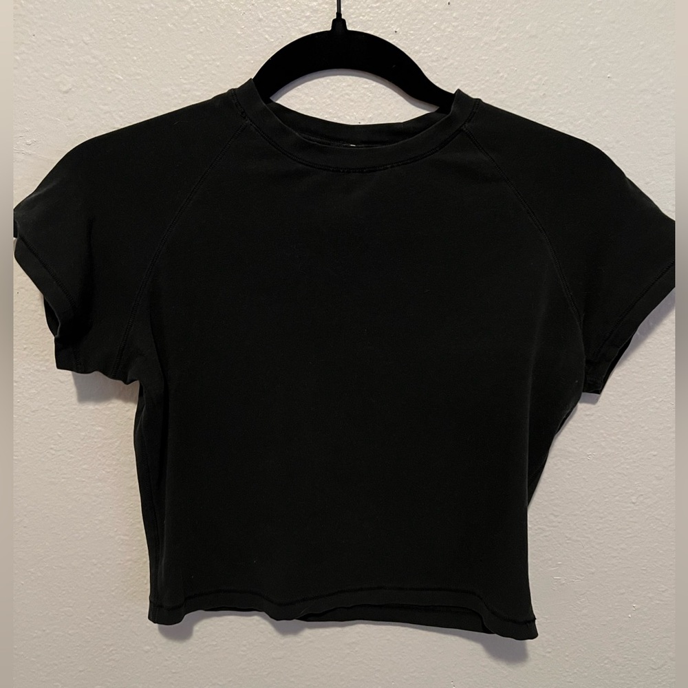 skims cropped vintage wash tee